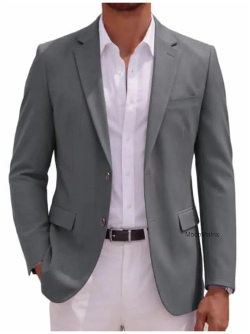 Men's Casual Blazer Suit Jacket Slim Fit Sport Coat Notch Lapel